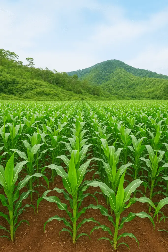From Seedling to Giant: My Corn Feeding Routine from Day 15 to 45