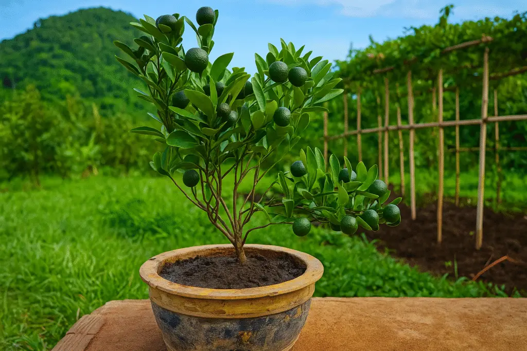 Philippine Lime Tree Bonsai: 15-Day Progress After Air Layering